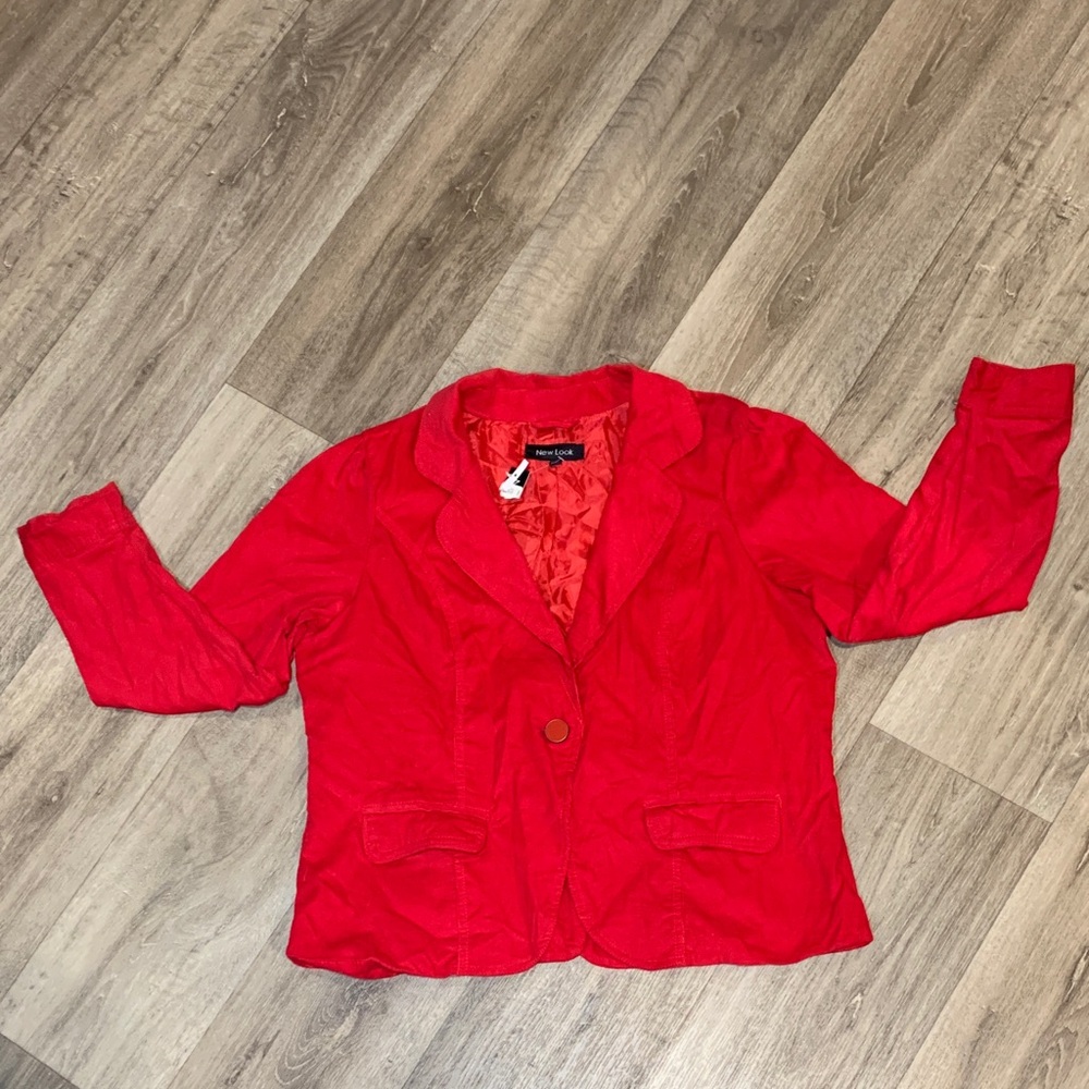 New Look Vibrant Red Women's Blazer